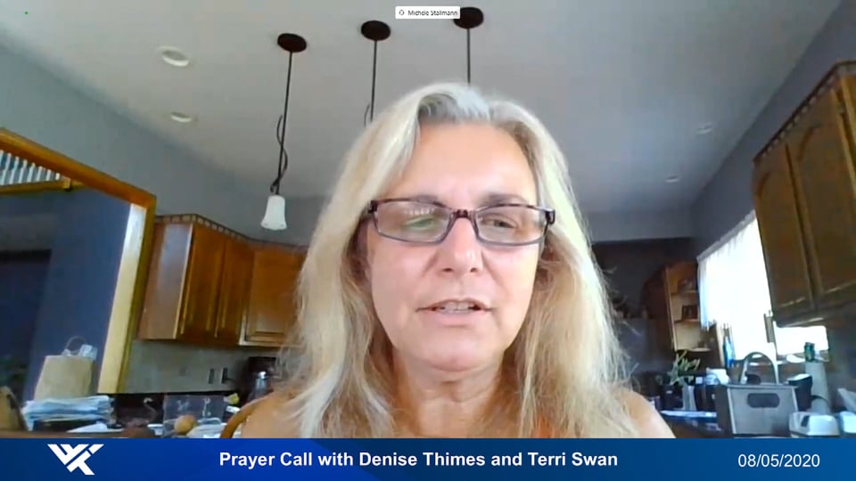 Prayer Call, August 5, 2020 - With Denise Thimes & Terri Swan