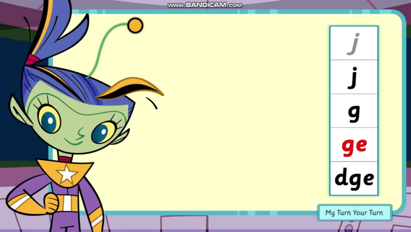 RWI Spelling Unit 10 g for j on Vimeo