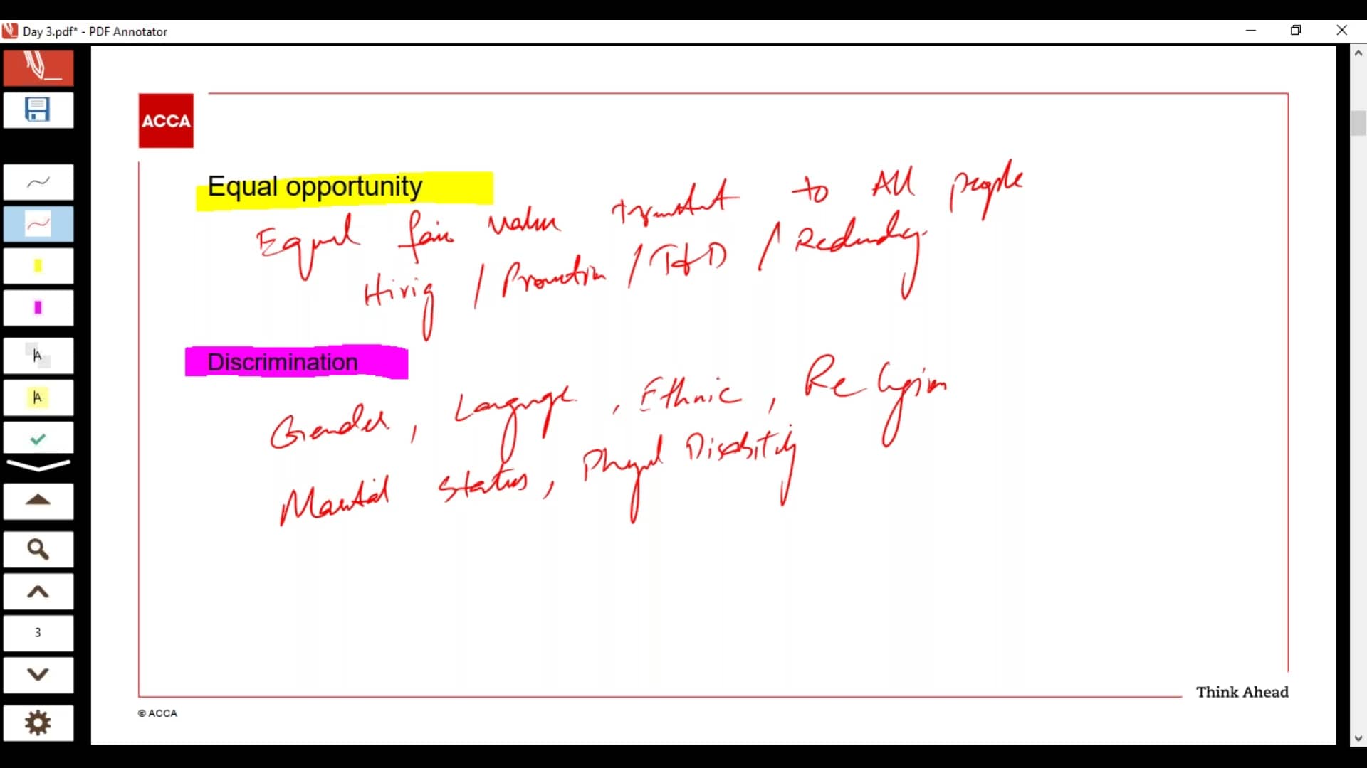 ACCA Exam Approach inars March 2021 Foundation in Business and