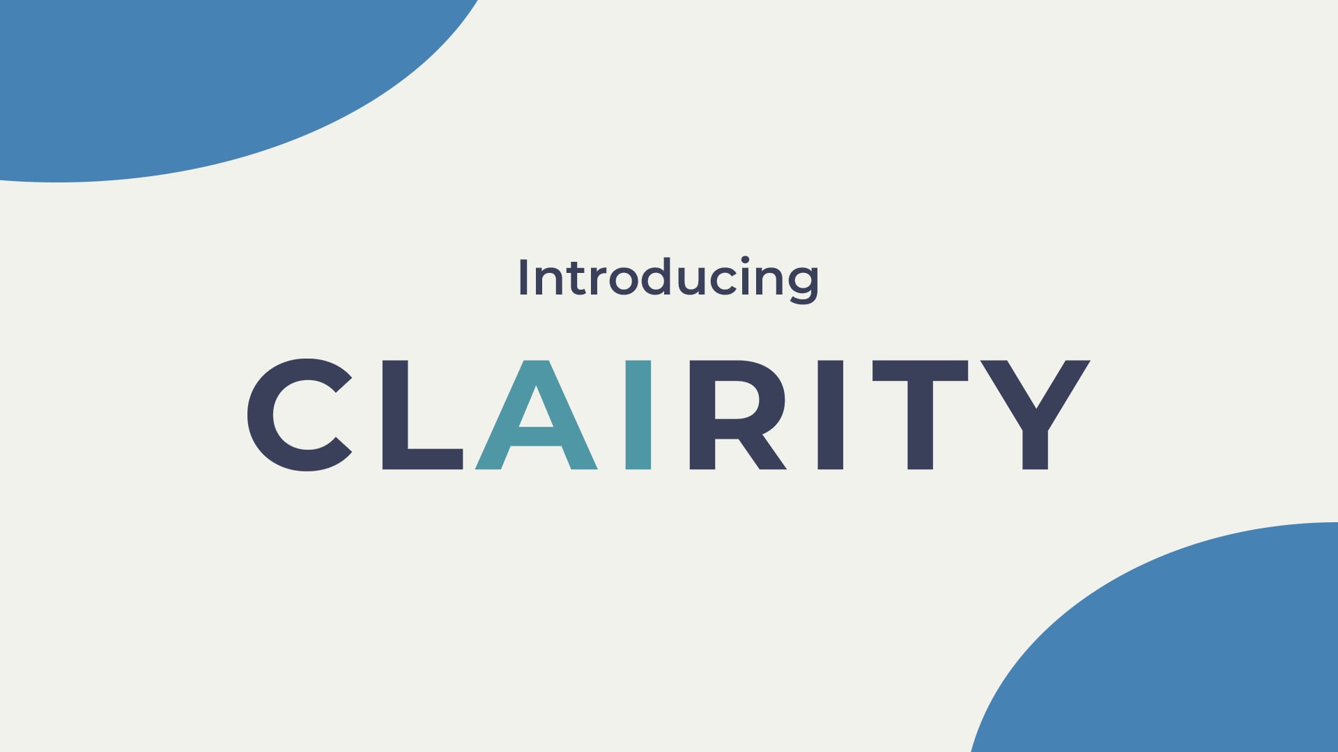Clairity Learning Library