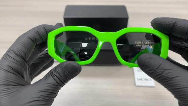 Versace Sunglasses VE4361 5319/87 Green Fluo/Dark Grey 53-18  display picture 1
