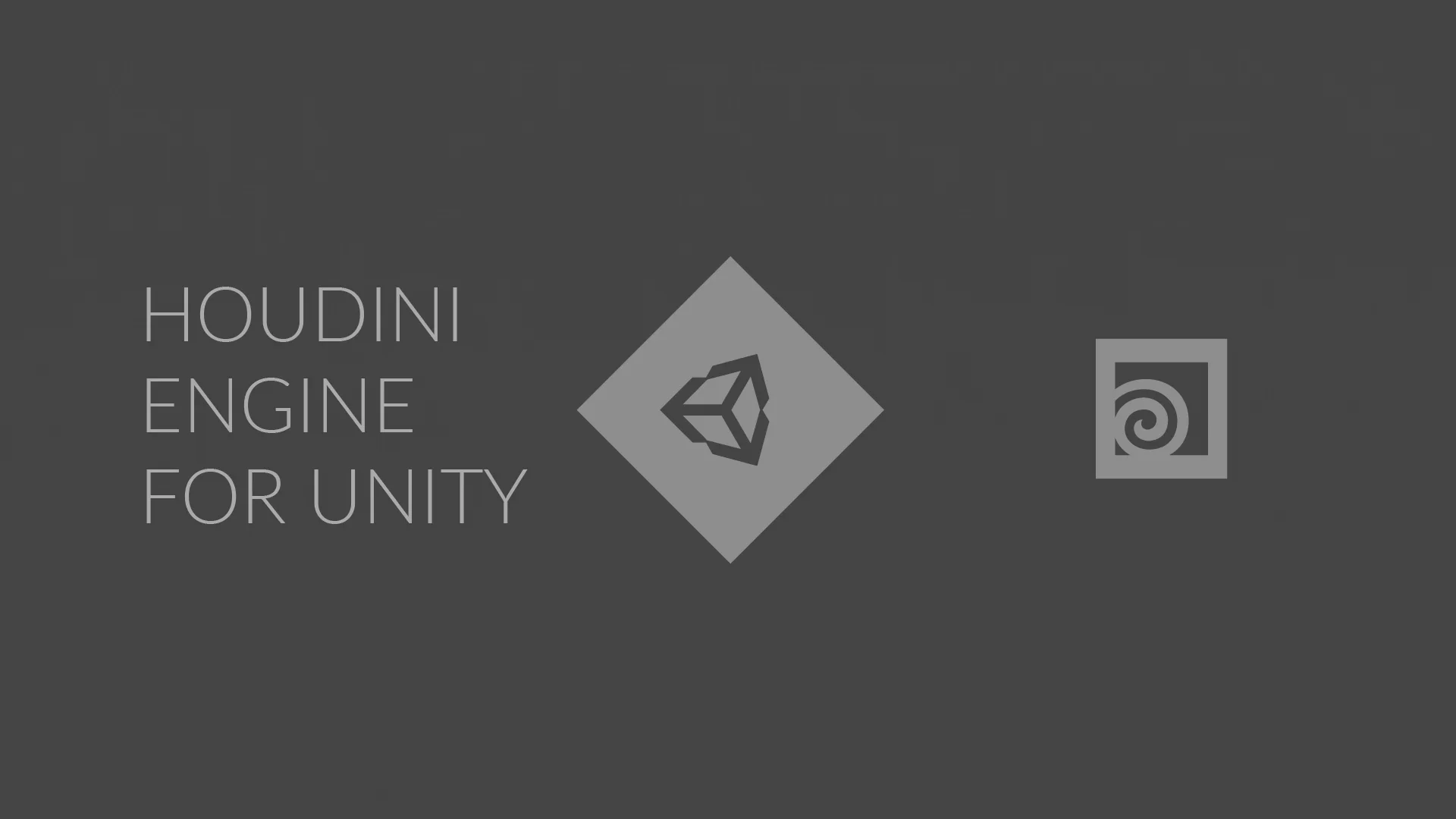 Houdini Engine for Unity