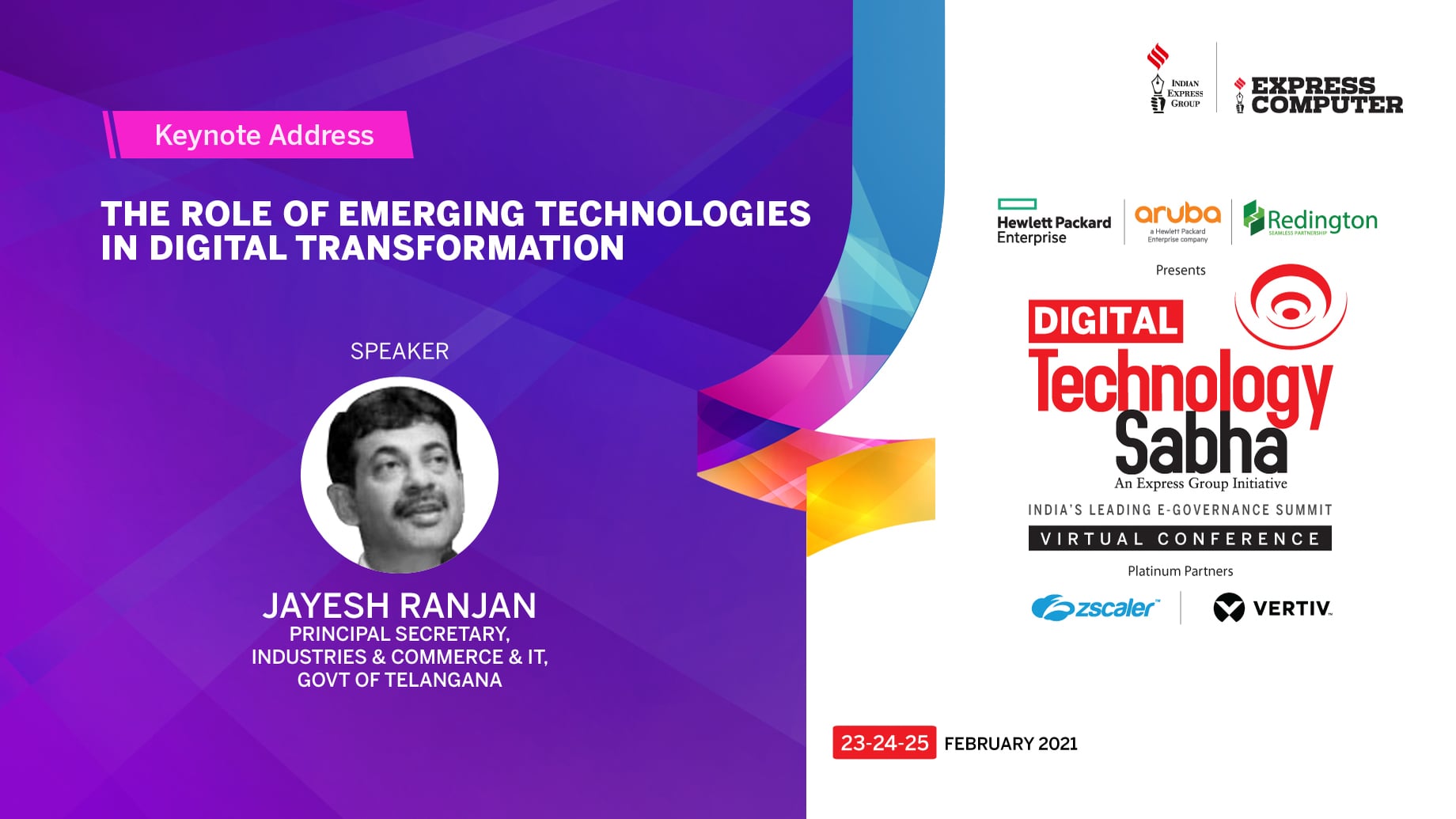 Jayesh Ranjan, Principal Secretary, Industries & Commerce & IT, Govt of ...