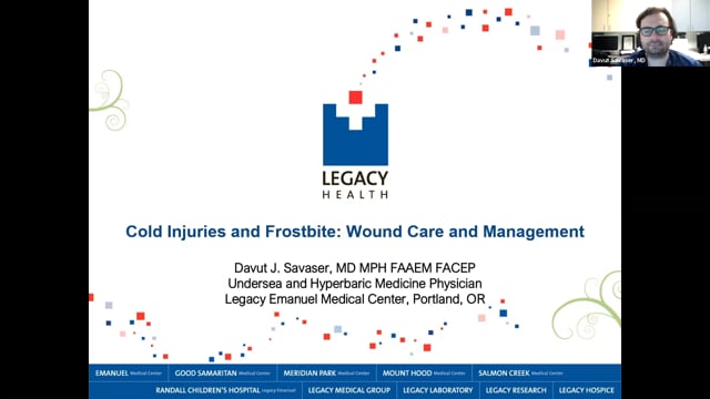 2. Davut Savaser, MD - Cold Injuries & Frostbite:  Wound Care and Management