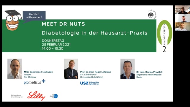 Diabetologie Webinar vom 25. Februar 2021