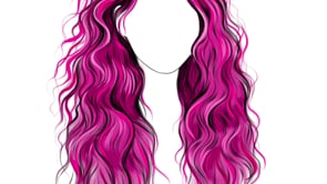 Hairstyle Stamp Brushes Procreate, a Brush Add-On by sundrameda (Thumbnail 9 of 9)