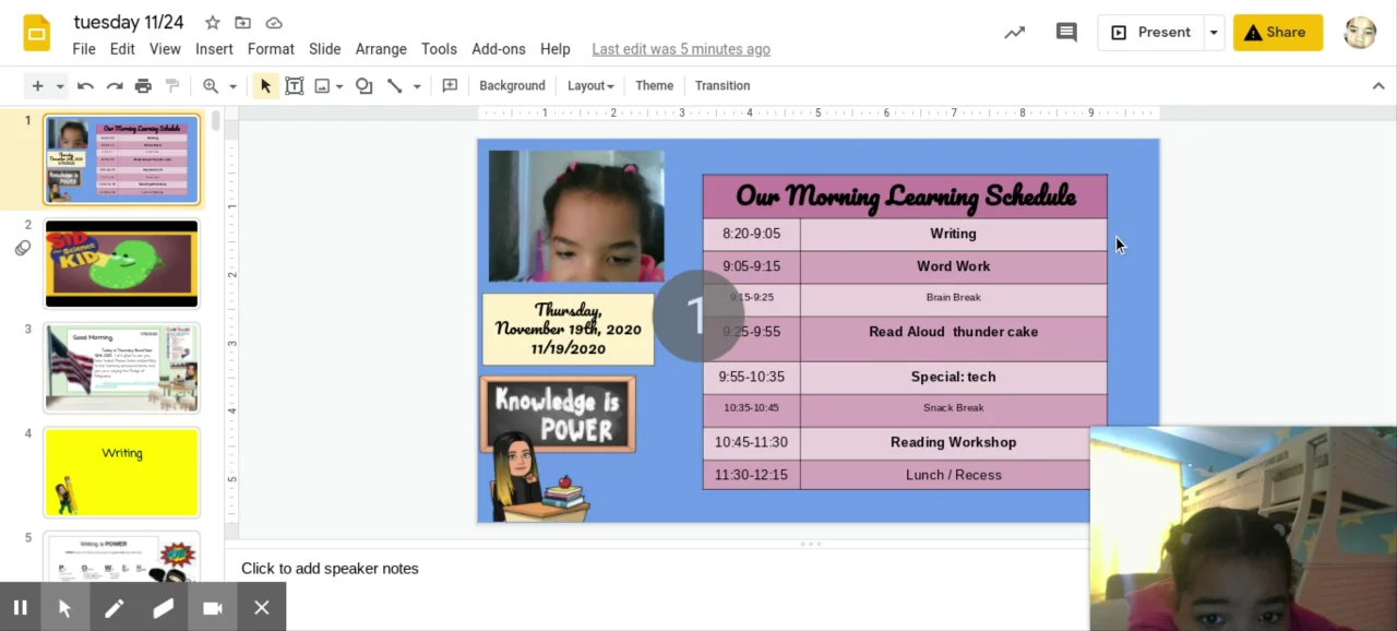 tuesday 11 24 - Google Slides on Vimeo