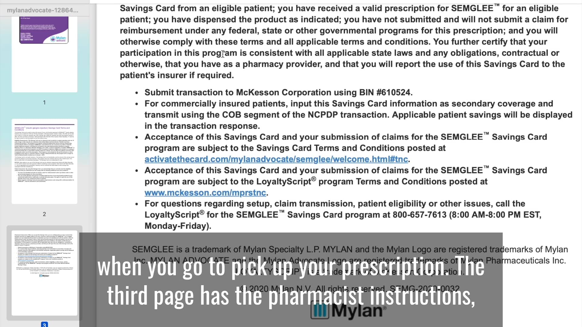 Semglee Copay Savings Card on Vimeo