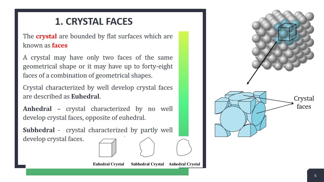 Crystal definition and characteristics on Vimeo