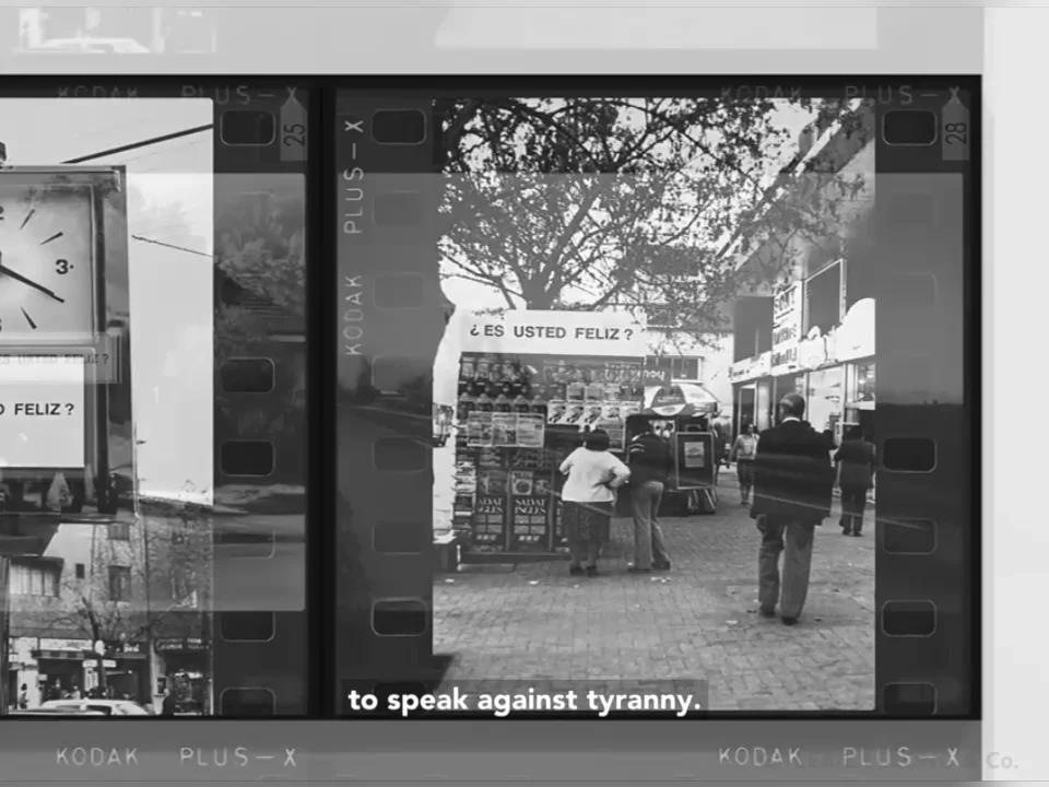 Alfredo Jaar discusses "Public Interventions (Studies on Happiness 19791981)" on Vimeo