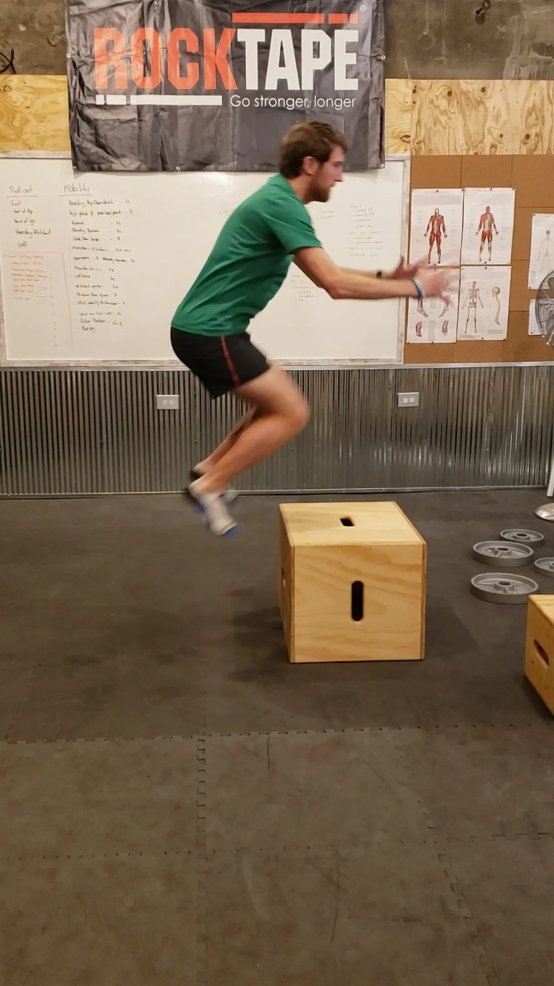 Box jump up with hold on Vimeo