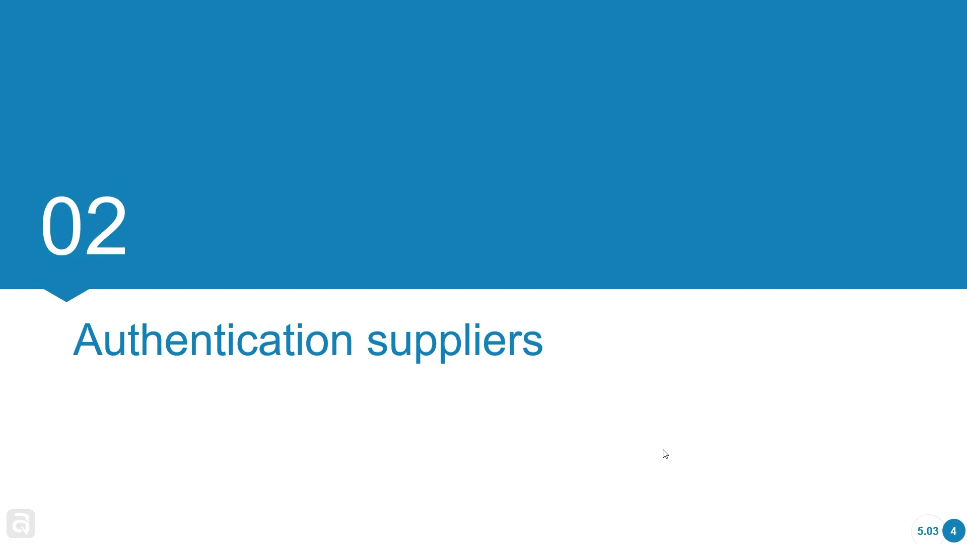 02 Authentication suppliers on Vimeo