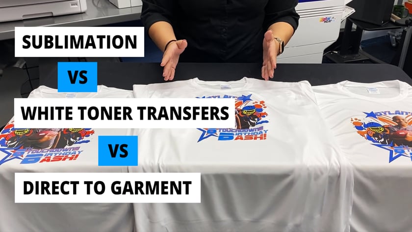 Heat Transfer vs. Sublimation Printing T-Shirt Printing & More - LinkedGo  Vinyl