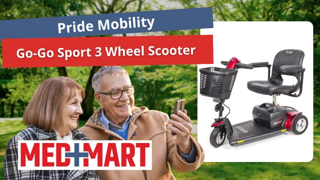 Pride Go-Go Sport 3 Wheel Scooter