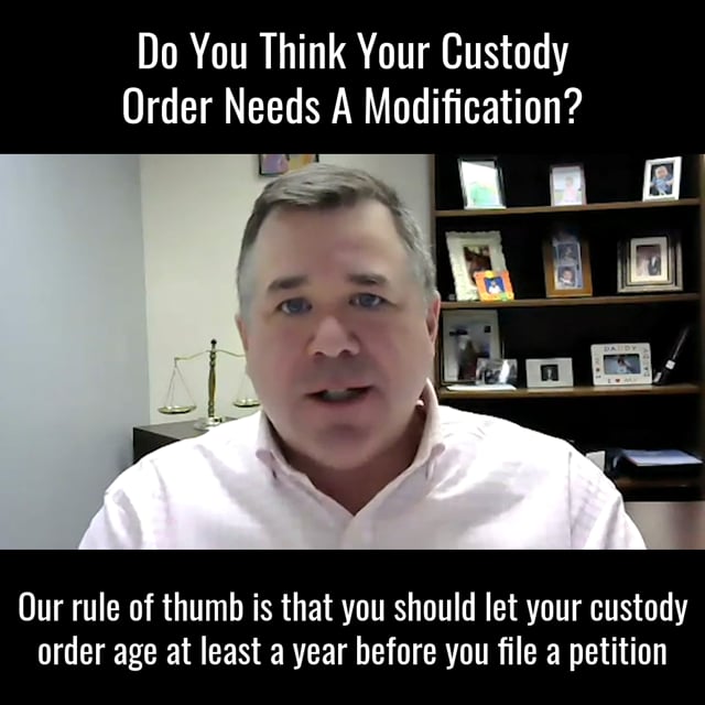 Custody Order Modifications
