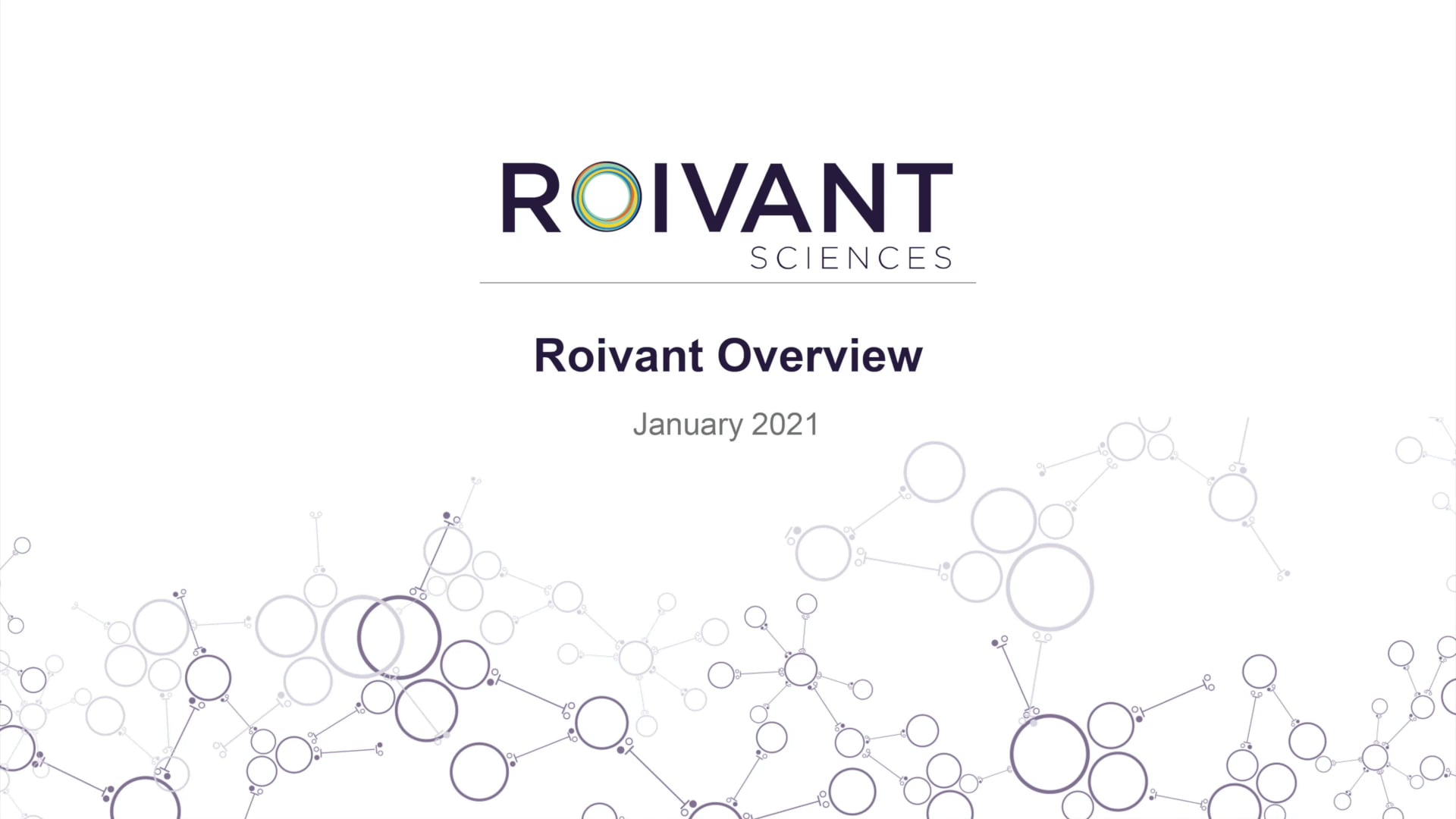 Roivant Sciences - Redefining Big Pharma At JPM Healthcare Conference ...