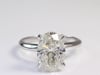 Shown with 2.08 Carat Oval I SI2