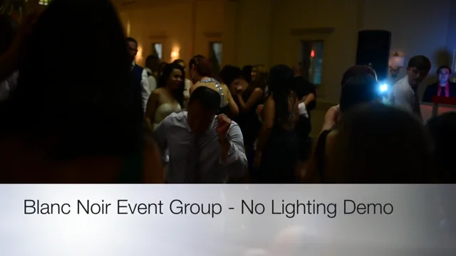 NJ Wedding DJ Blanc Noir Event Group No Lighting Demo V2