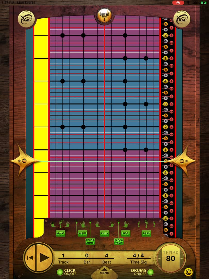 Beat It Drums 1 ( App 1 Lesson 1 ) on Vimeo