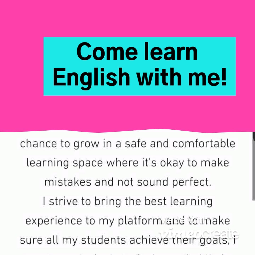 Learn a language on vimeo