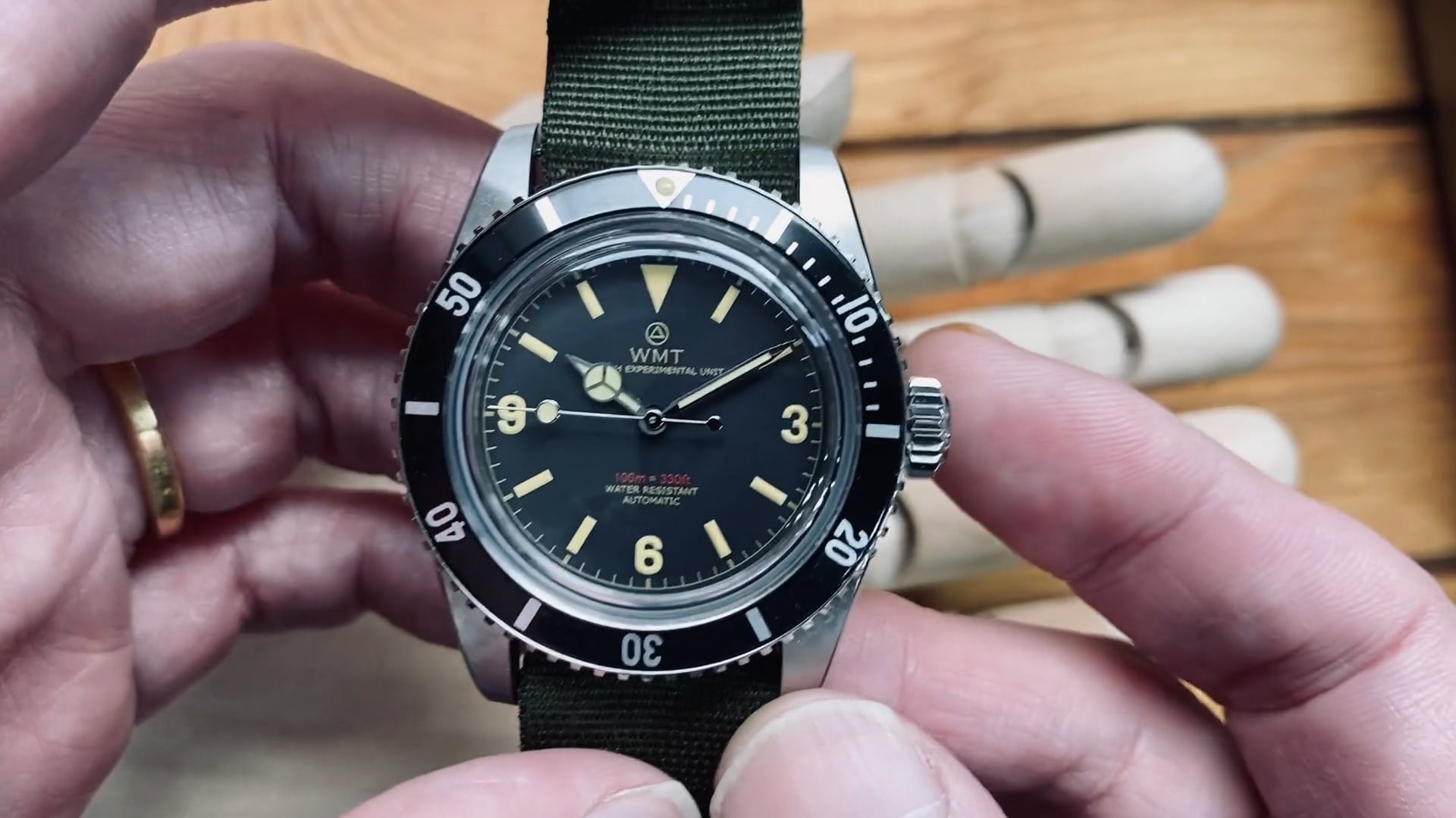 WMT WATCH SEA DIVER ADV 369 OLIVE