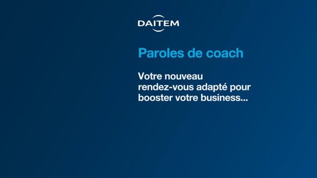 TEASER CAMPAGNE PAROLE DE COACH DAITEM