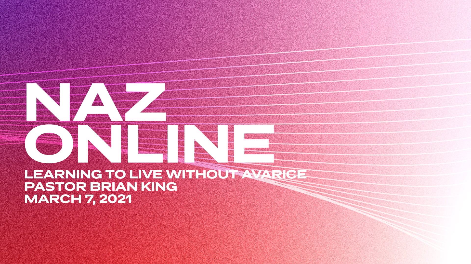 Good & Beautiful Life, Part 2 | Learning To Live Without Avarice