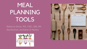 MEAL PLANNING TOOLS