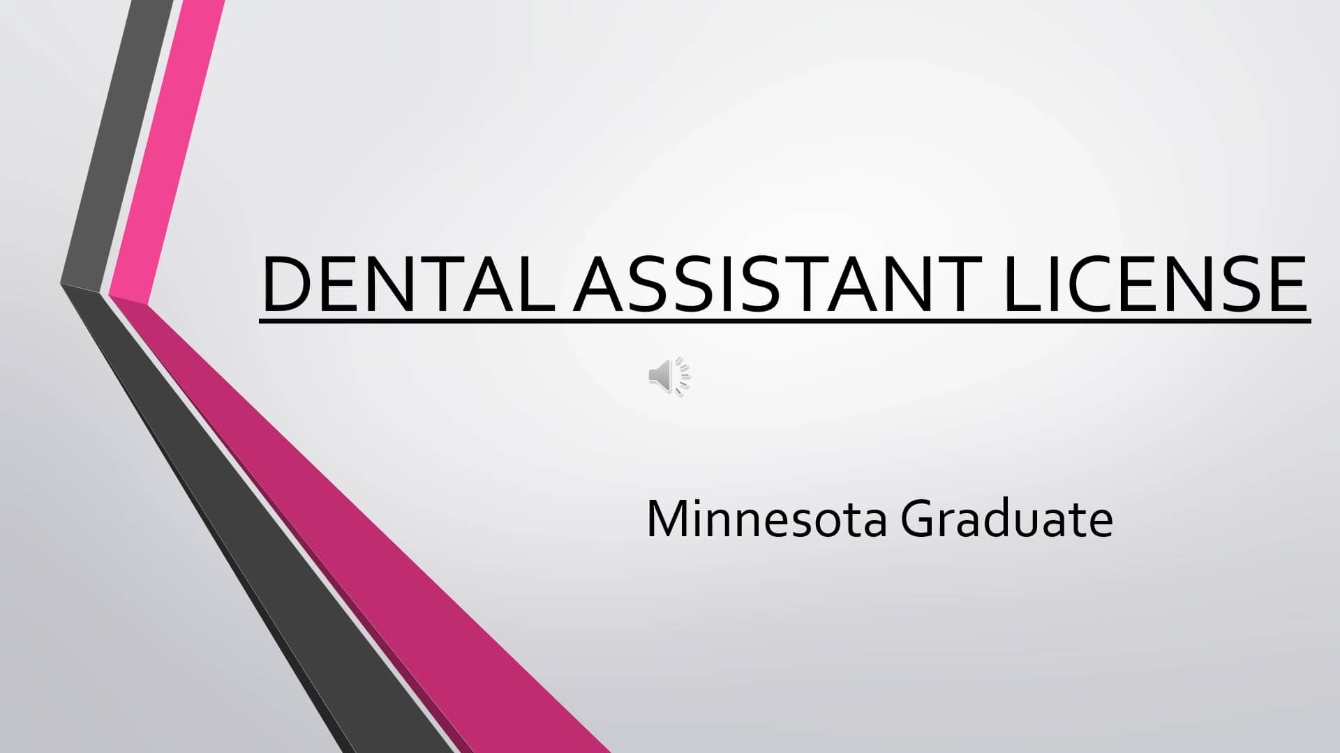 Applying for a Dental Assisting License on Vimeo