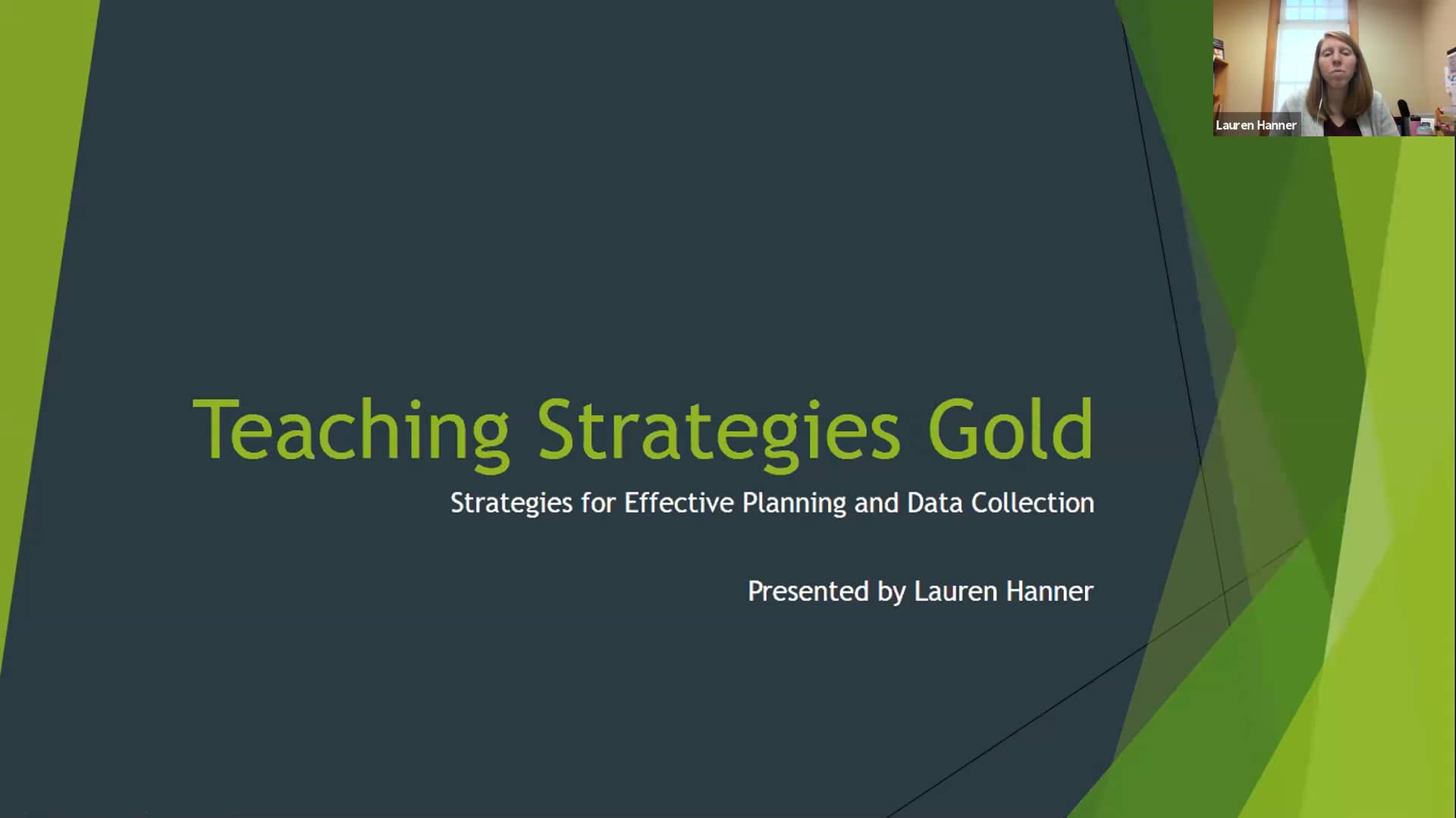 Effective Data Collection for Teaching Strategies GOLD on Vimeo