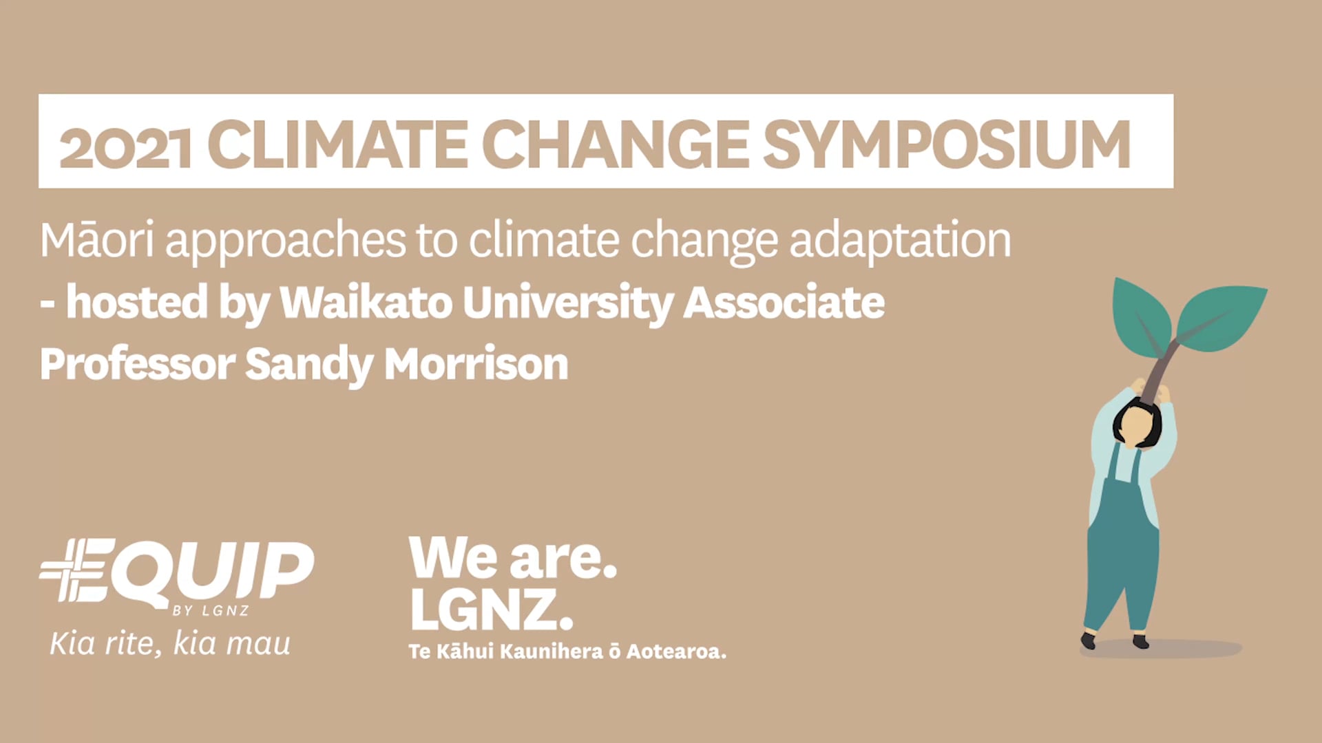 2021 Climate Change Symposium / Māori approaches to climate change adaptation