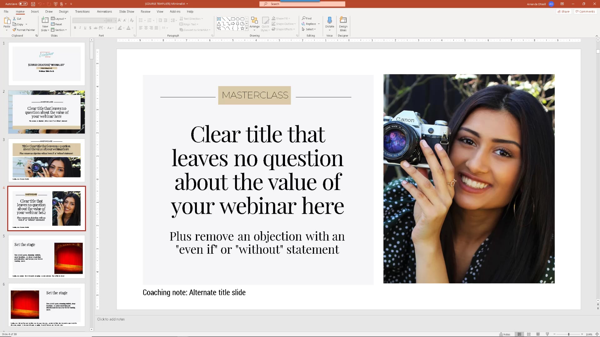 application-slide-deck-walk-through on Vimeo