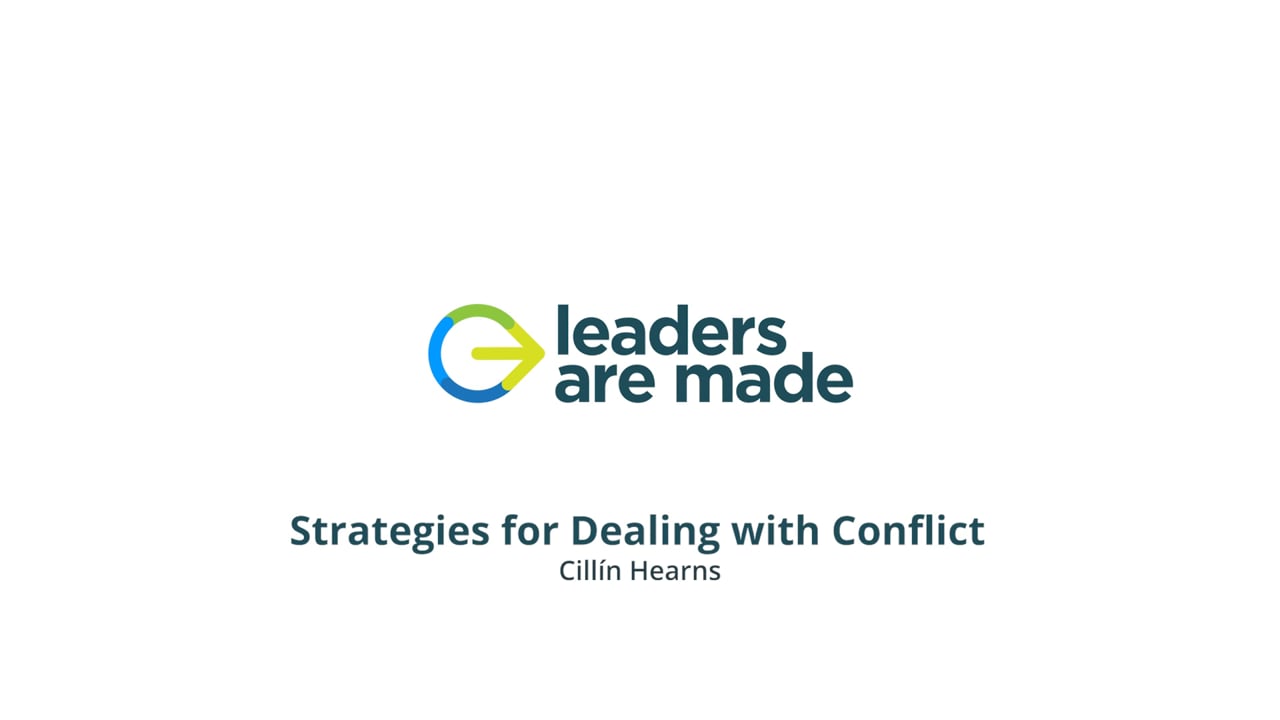 Strategies for dealing with a needs conflict