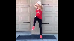 Standing Elbow to Knee, Plank Knee to Elbow, Star Toe Touch Sit Ups, Side Plank Variation