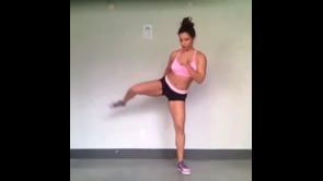Squat Side Kick, Lunge Hop, Forward Leg Swings