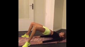 Glute Bridge, Single Leg Glute Bridge, Donkey Kicks Variation