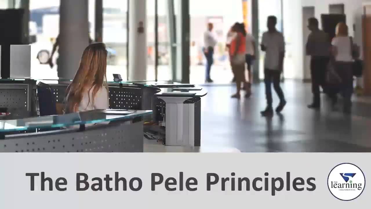 Batho pele principles on vimeo