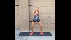 Jump Squat Variation, Flutter Kicks, Squats, Alternating Side Lunge