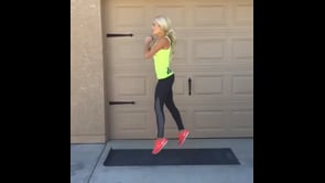 Jumping Lunges, Squat Jack, Plank Pushups, Side Plank Forward Leg Lifts