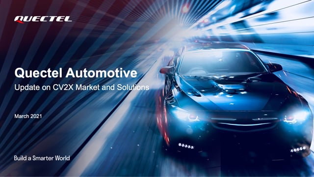 CV2X – a perspective for automotive and smart city infrastructure