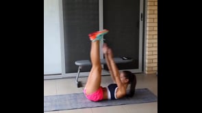 Vertical Leg Crunches, Bench Jump Over Hands Secured, Double Leg Lifts, Twist Crunches