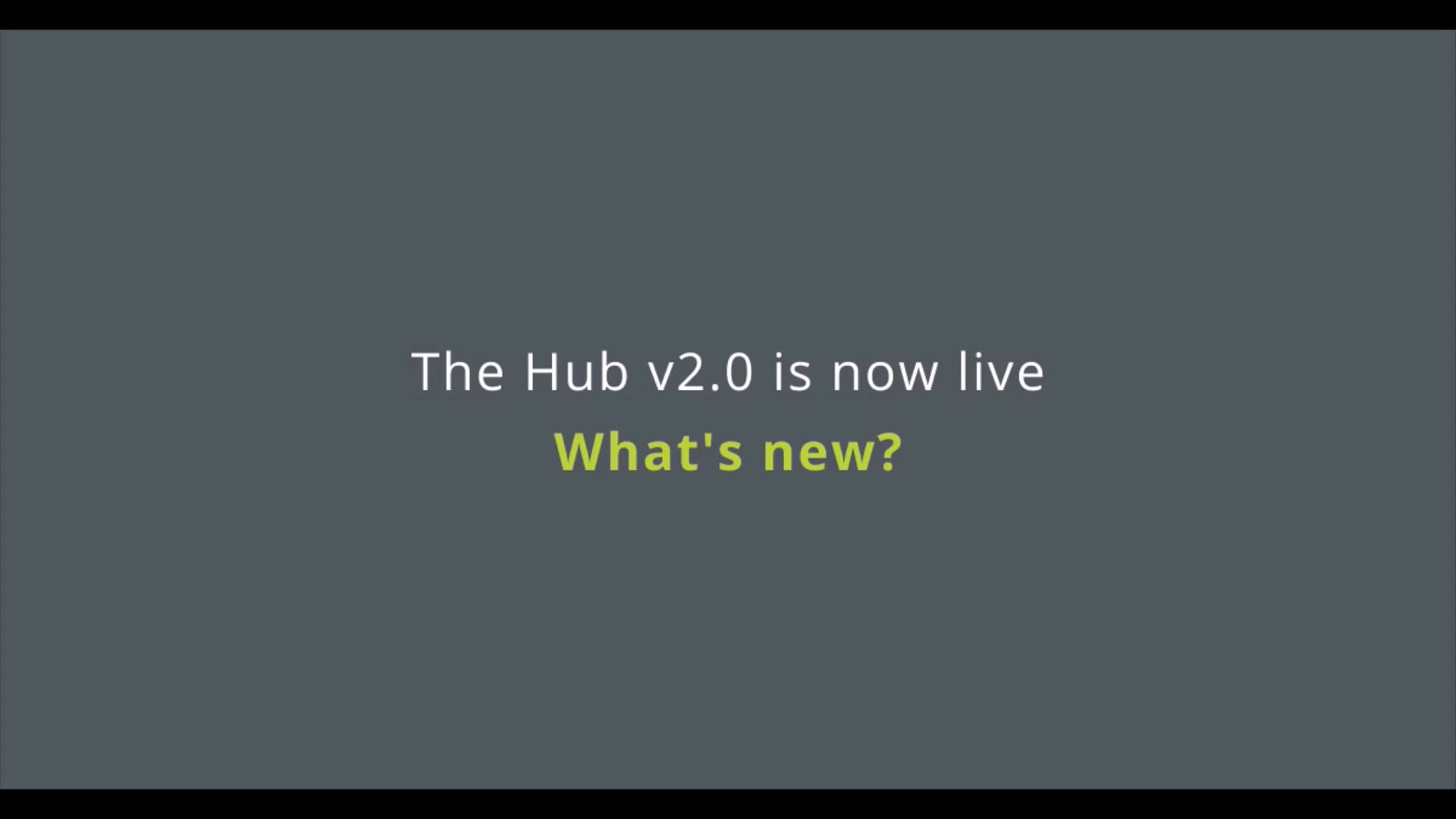 The Hub walkthrough on Vimeo