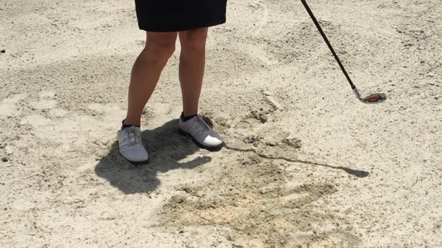 How to Hit a Shot Out of Hard Sand