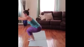 Walking Squats, Lunge Variation, Glute Bridge Variation