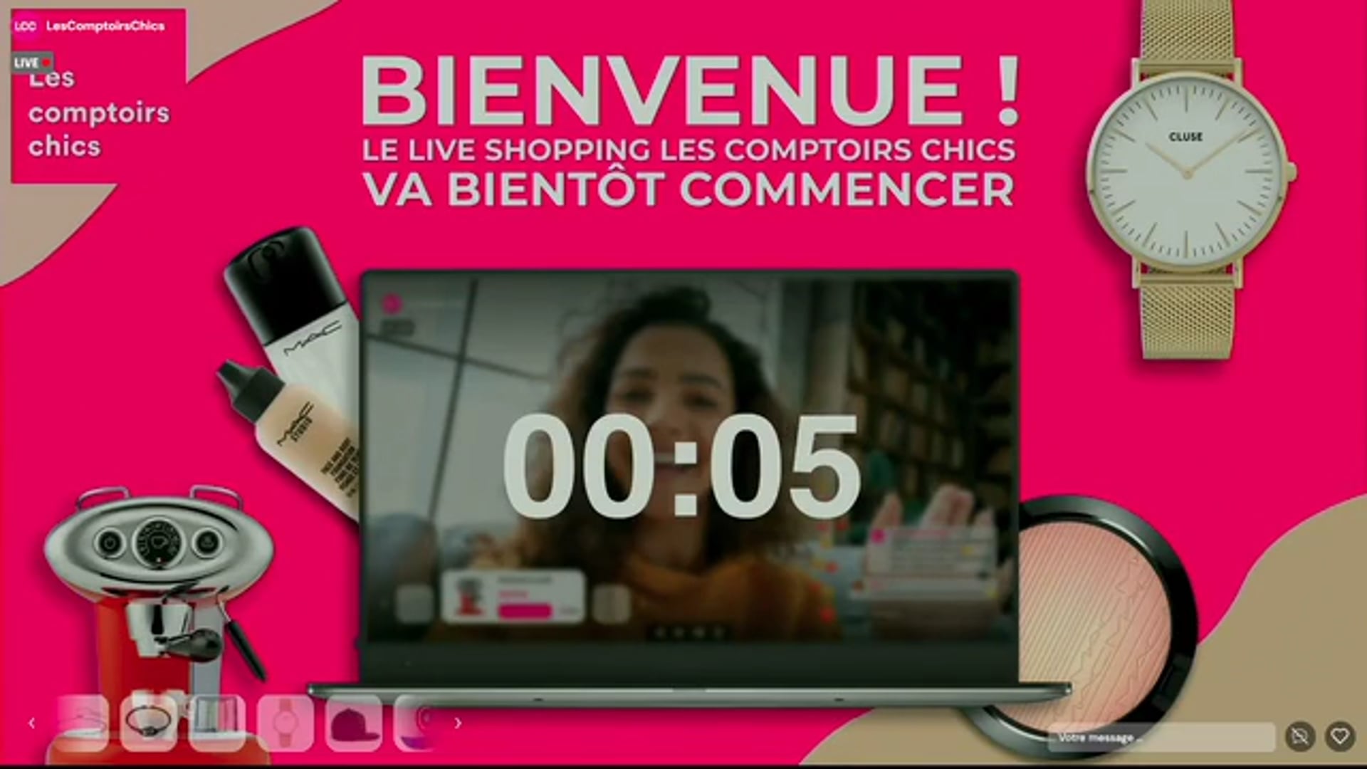 [Replay] - Live Shopping  - Les Comptoirs Chics