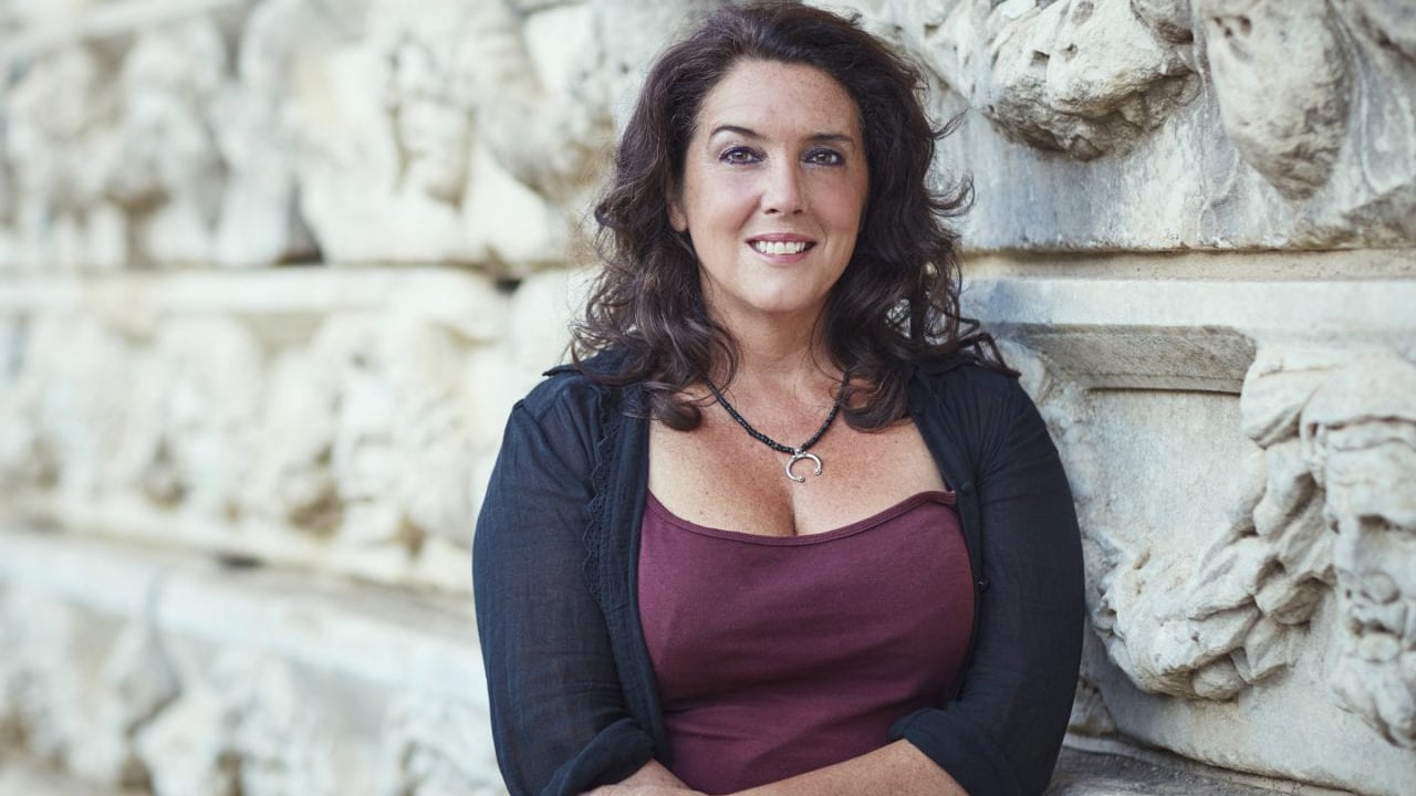 Cultural Protection Fund Bettany Hughes at Great British Speakers, meets  Syrian refugees becoming conservators of the future