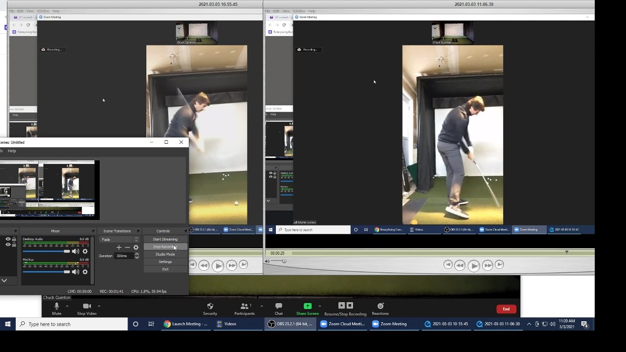 Play swing video