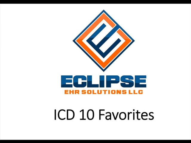 ICD-10 Favorites