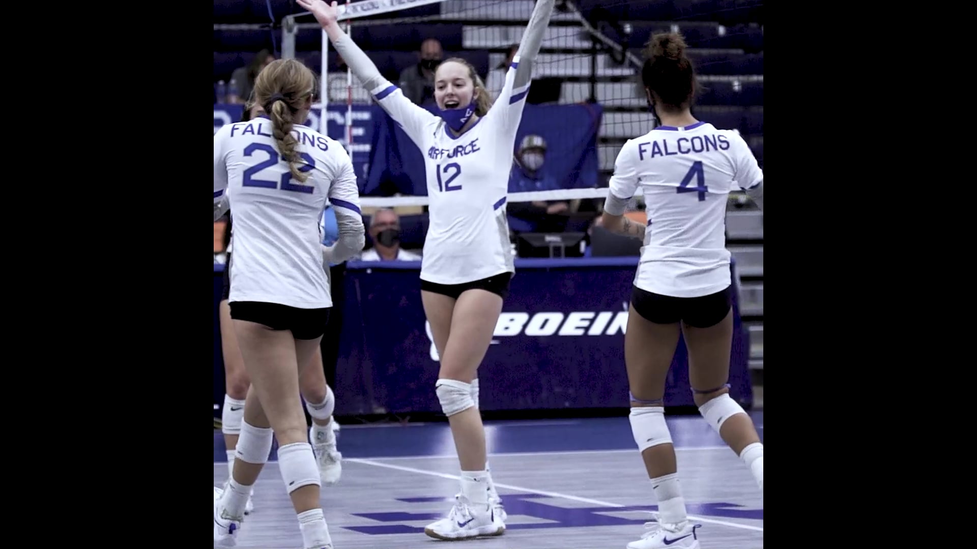 Air Force Volleyball vs UNM Highlights