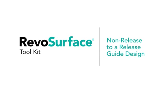 RevoSurface Tool Kit - Nicht-Freigabe zu einem Release Guide Design (2:47)